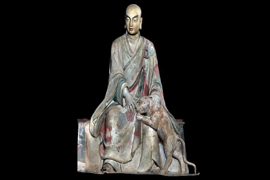 9號塑像修復(fù)后